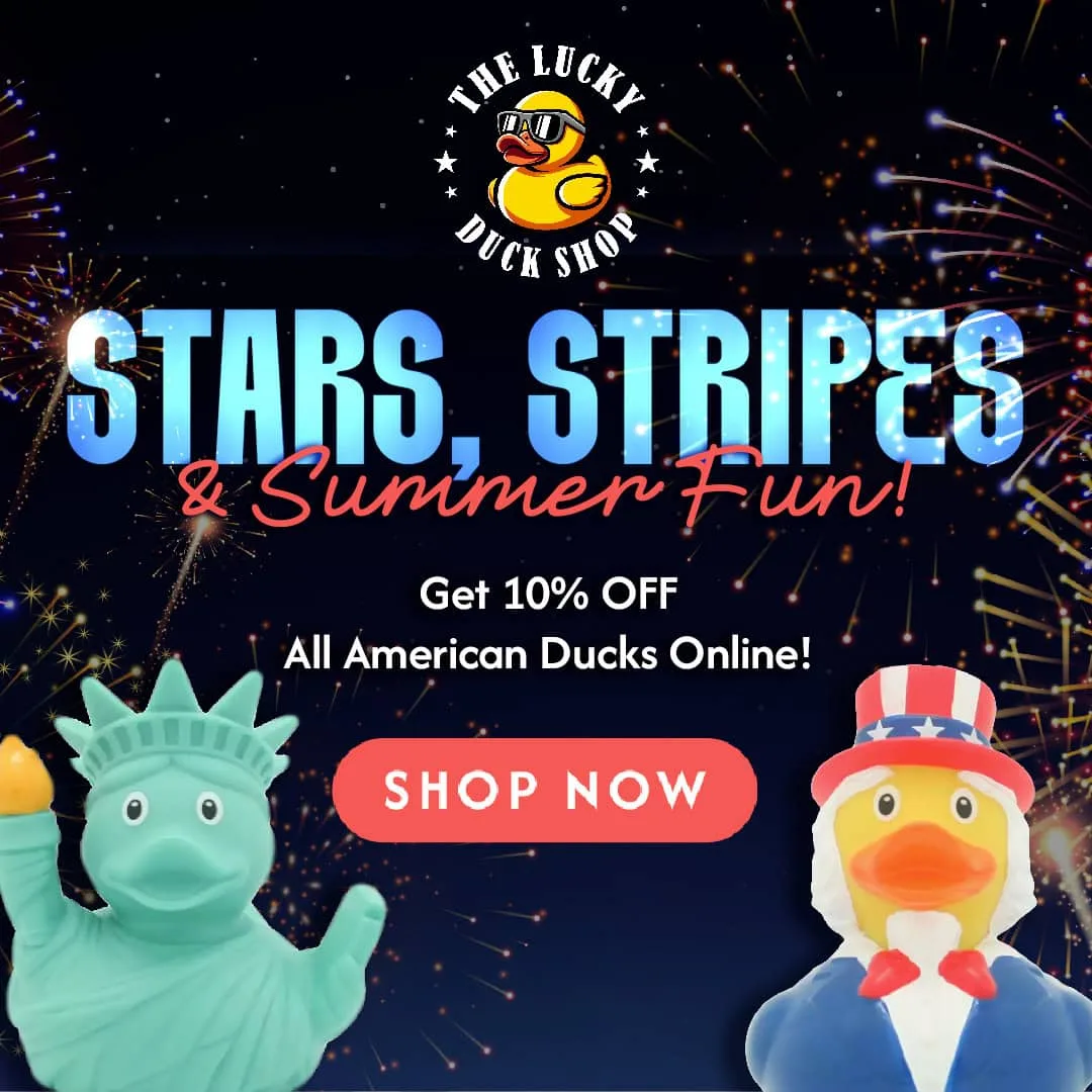 Stars, Stripes & Summer Vibes: Celebrate July with 10% OFF All American Ducks!