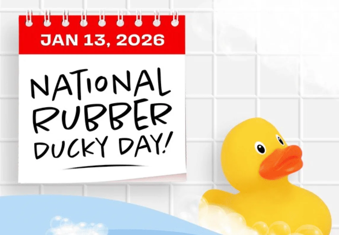 Celebrate National Rubber Ducky Day on January 13