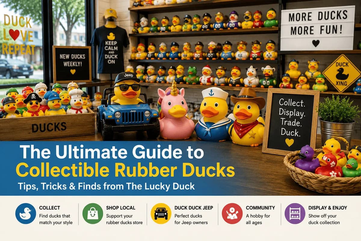 Your Guide to Building a Collectible Rubber Duck Collection at The Lucky Duck